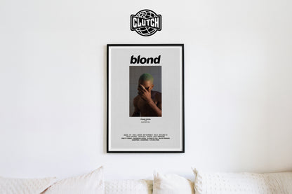 Frank Ocean 'Blond' Classic Poster