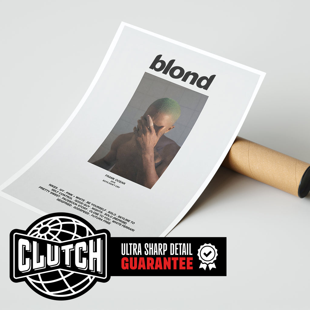 Frank Ocean 'Blond' Classic Poster