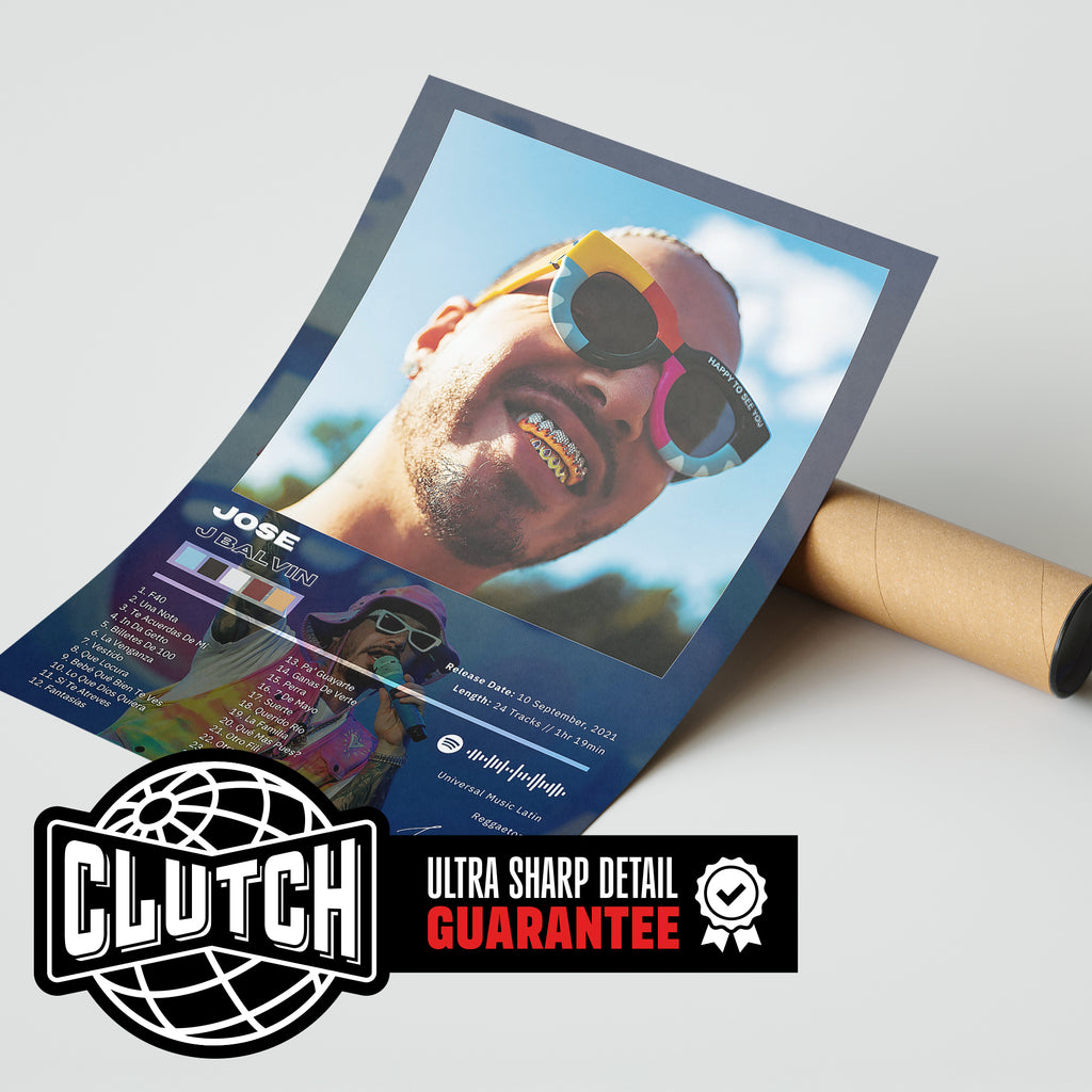 J Balvin 'JOSE' Album Poster