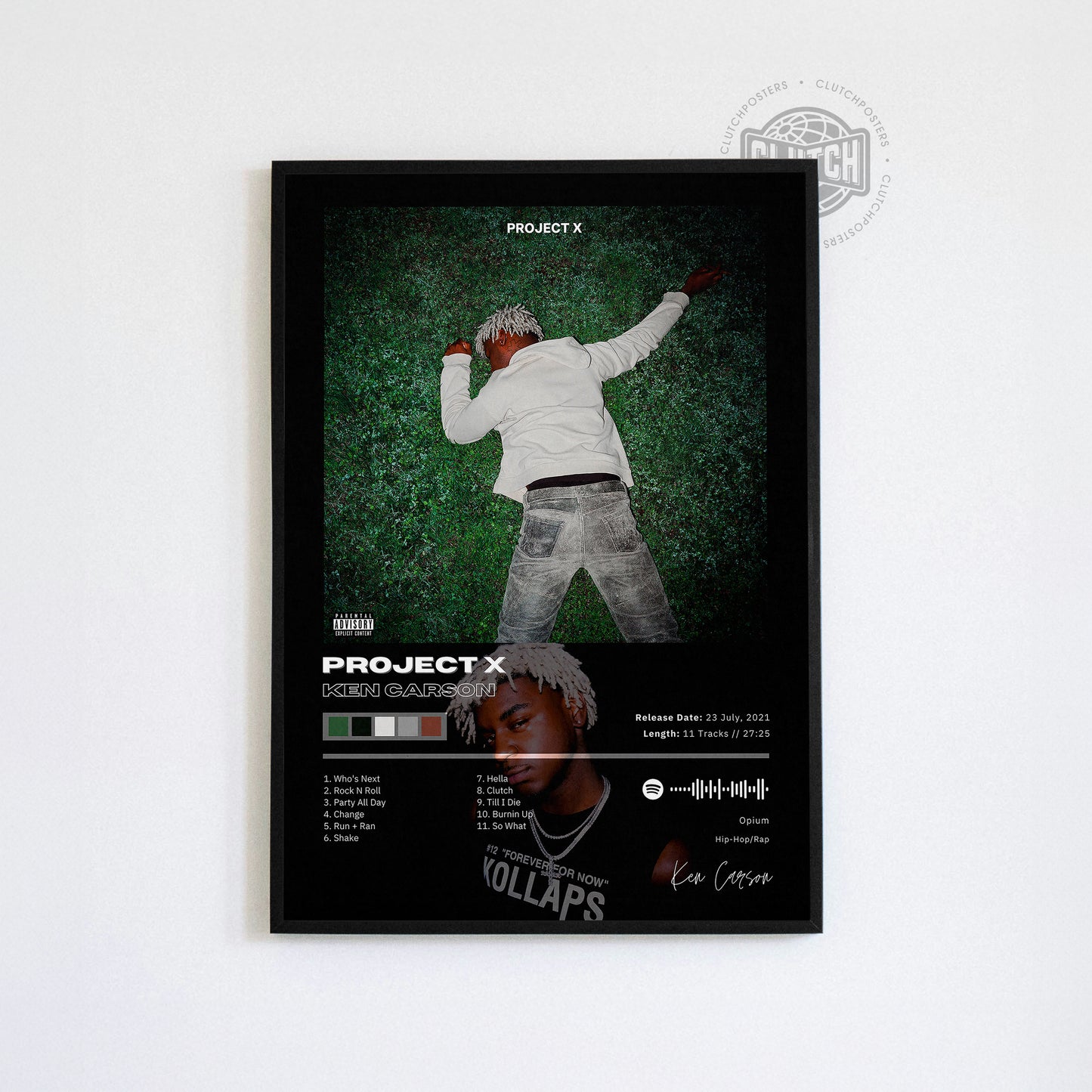 Ken Carson 'Project X' Album Poster