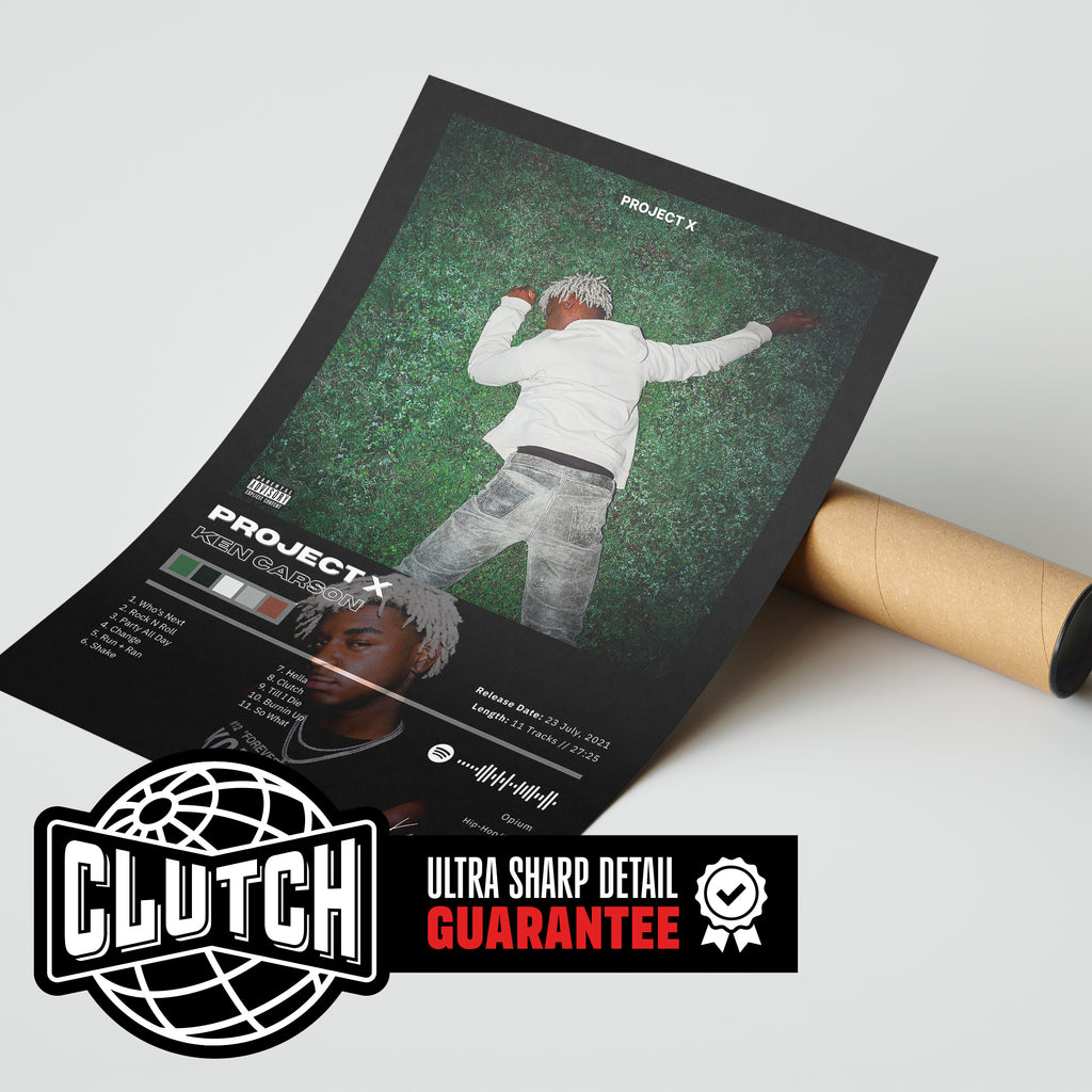 Ken Carson 'Project X' Album Poster