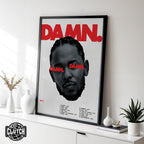 Kendrick Lamar 'Damn' Tracklist Poster