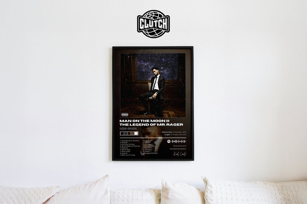 Kid Cudi 'Man On The Moon II: The Legend of Mr. Rager' Album Poster