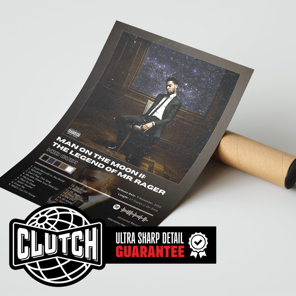 Kid Cudi 'Man On The Moon II: The Legend of Mr. Rager' Album Poster
