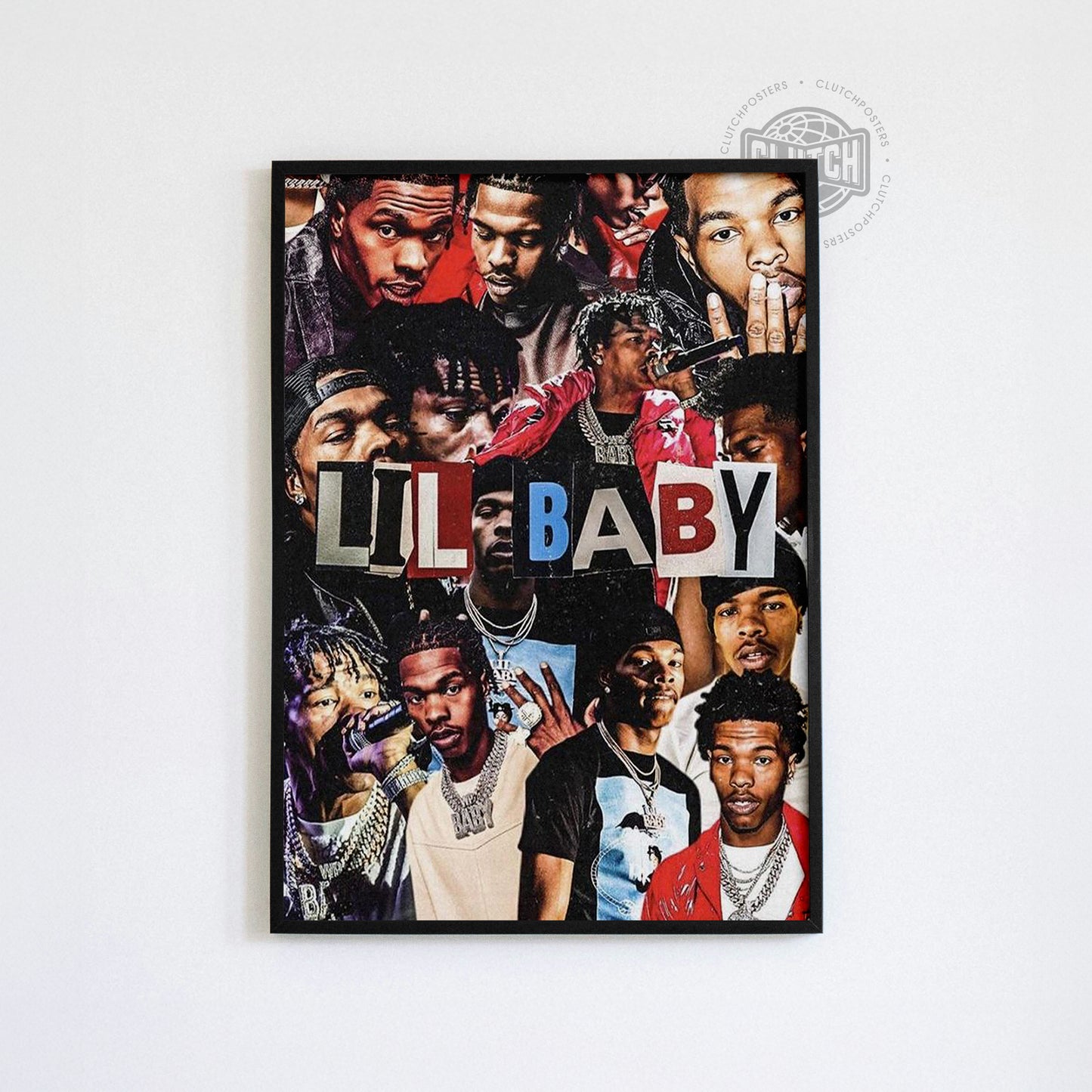 Lil Baby Collage Poster