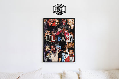 Lil Baby Collage Poster