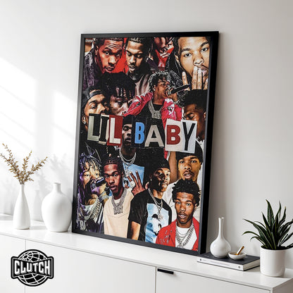 Lil Baby Collage Poster