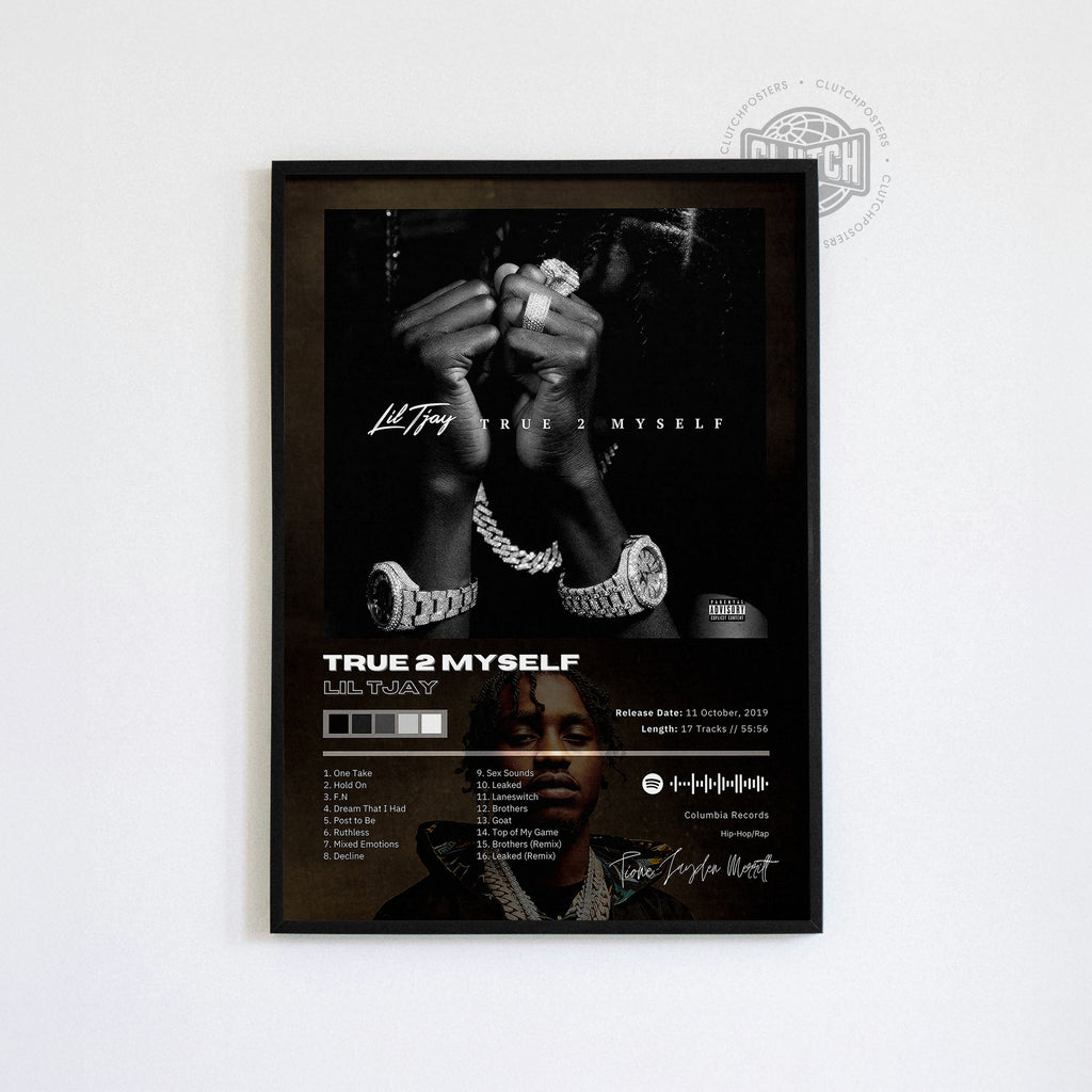Lil Tjay 'True 2 Myself' Album Poster