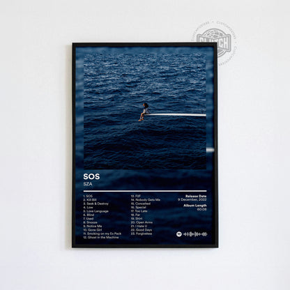 SZA 'SOS' Album Poster