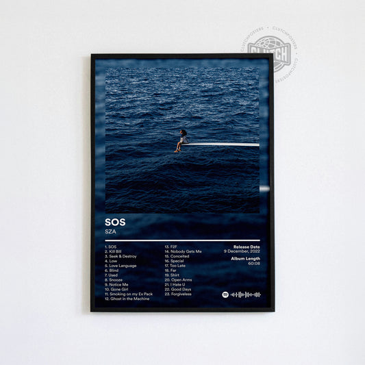 SZA 'SOS' Album Poster