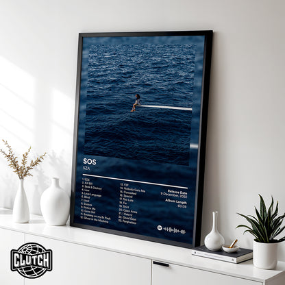 SZA 'SOS' Album Poster