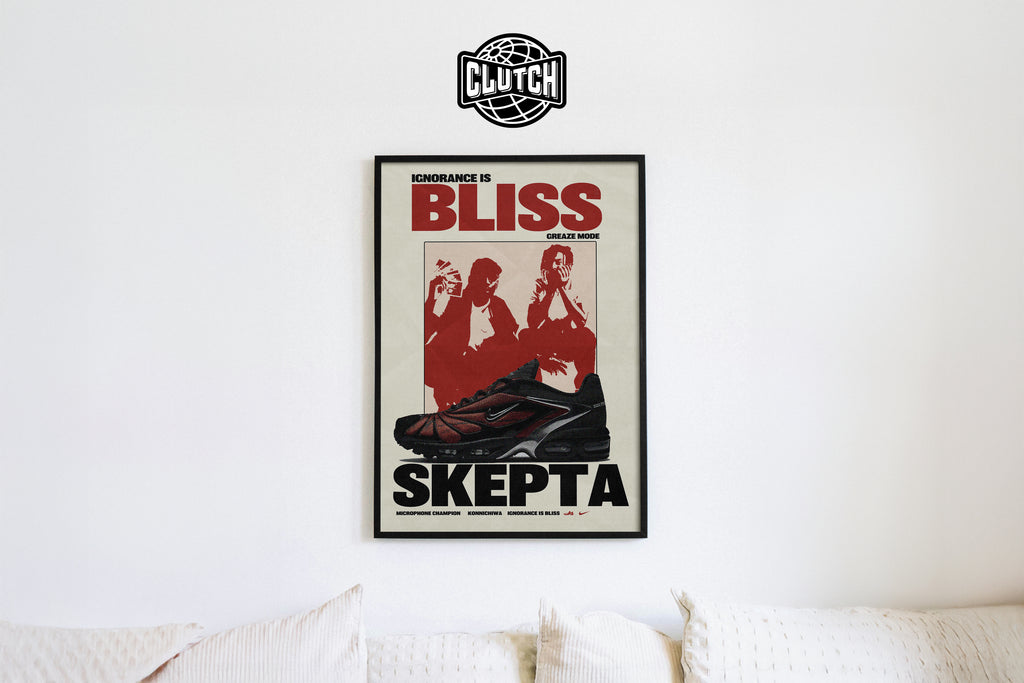 Skepta Ignorance Is Bliss Sneaker Poster