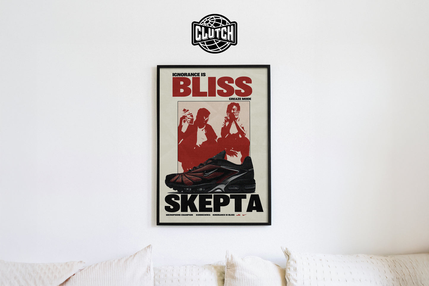 Skepta Ignorance Is Bliss Sneaker Poster
