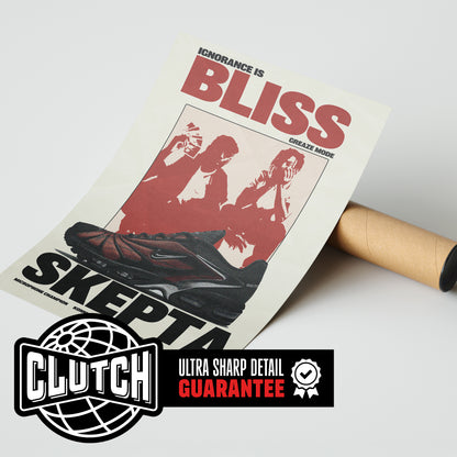 Skepta Ignorance Is Bliss Sneaker Poster