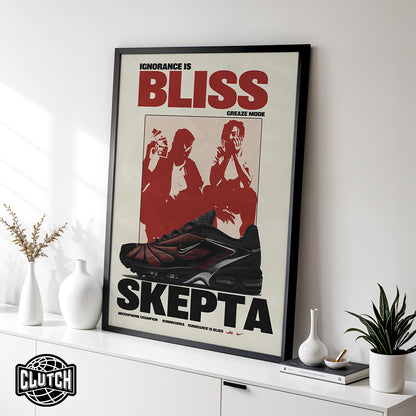 Skepta Ignorance Is Bliss Sneaker Poster