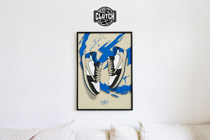Nike Blue Cactus Jack Poster