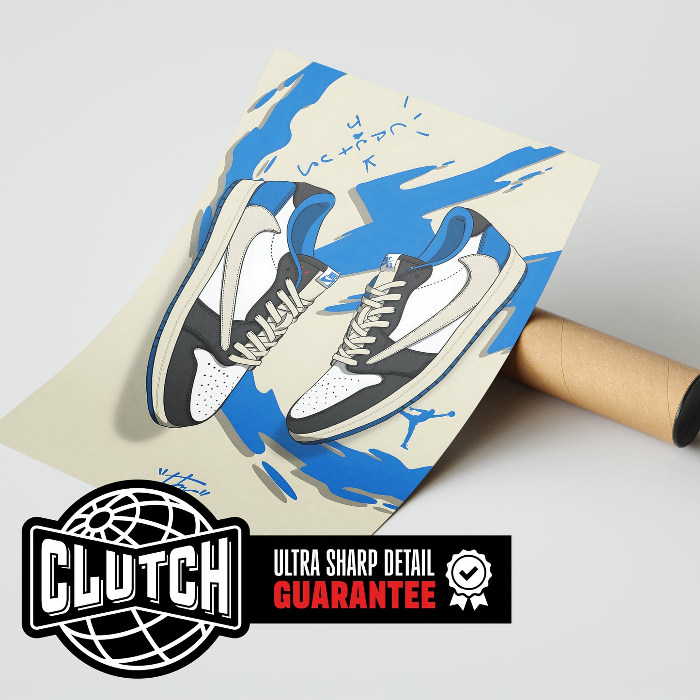 Nike Blue Cactus Jack Poster