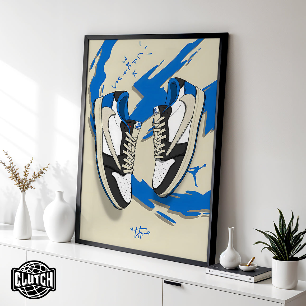 Nike Blue Cactus Jack Poster