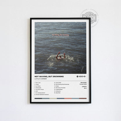 Loyle Carner 'Not Waving, But Drowning' Album Poster