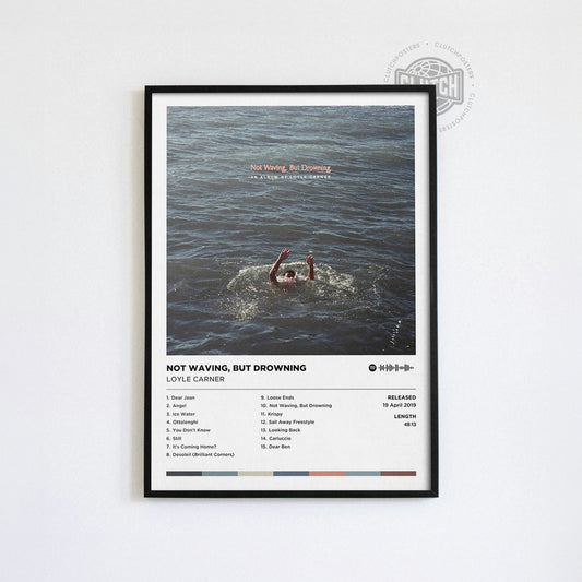 Loyle Carner 'Not Waving, But Drowning' Album Poster