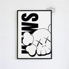 Kaws 'Skull' Poster