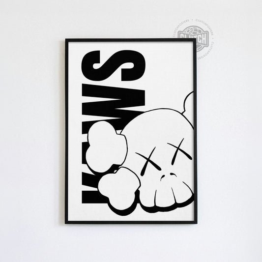 Kaws 'Skull' Poster