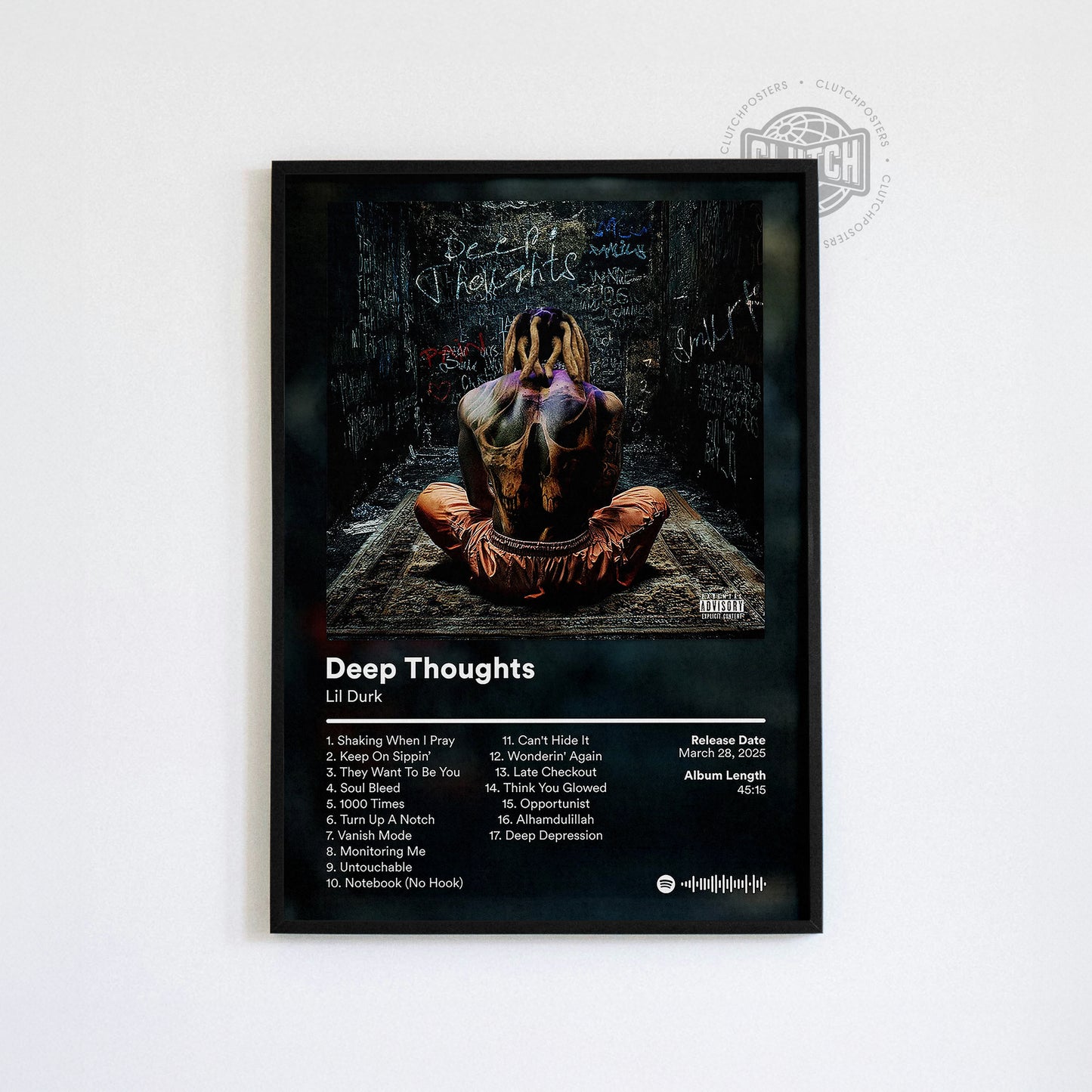 Lil Durk 'Deep Thoughts' Album Poster