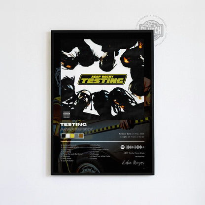 Asap Rocky 'Testing' Album Poster