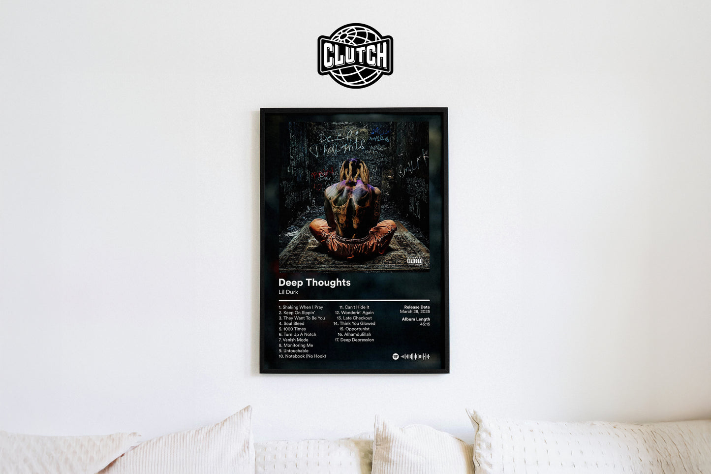 Lil Durk 'Deep Thoughts' Album Poster