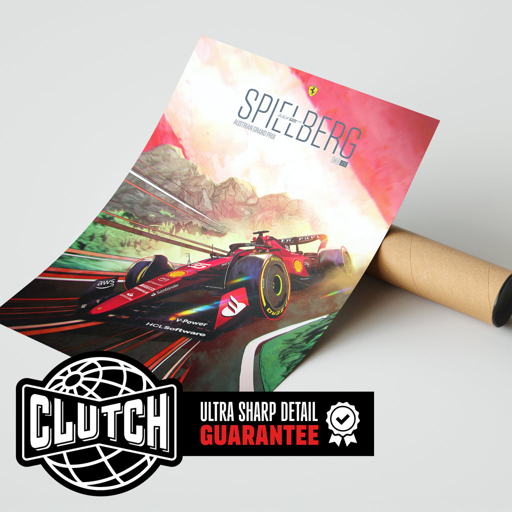 Austrian Grand Prix F1 Poster