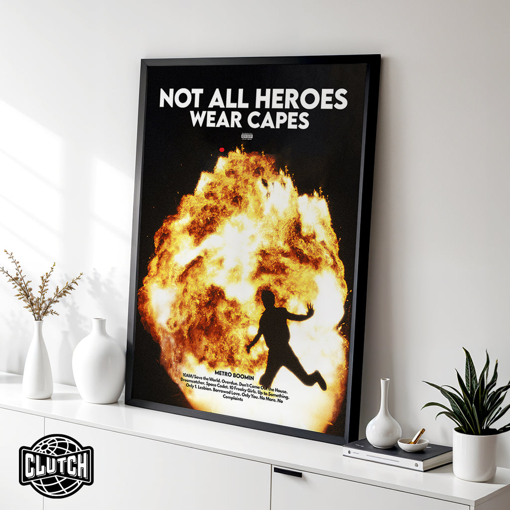 Metro Boomin 'Not All Heroes Wear Capes' Poster