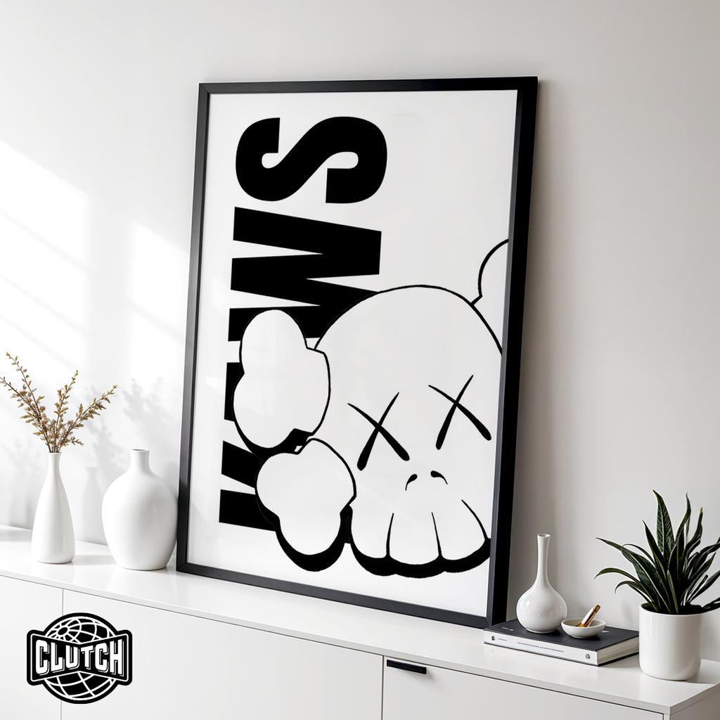 Kaws 'Skull' Poster
