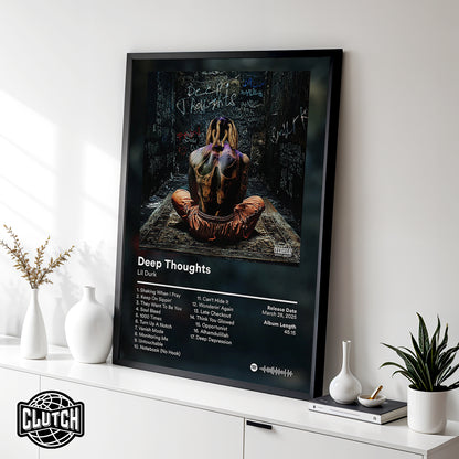 Lil Durk 'Deep Thoughts' Album Poster