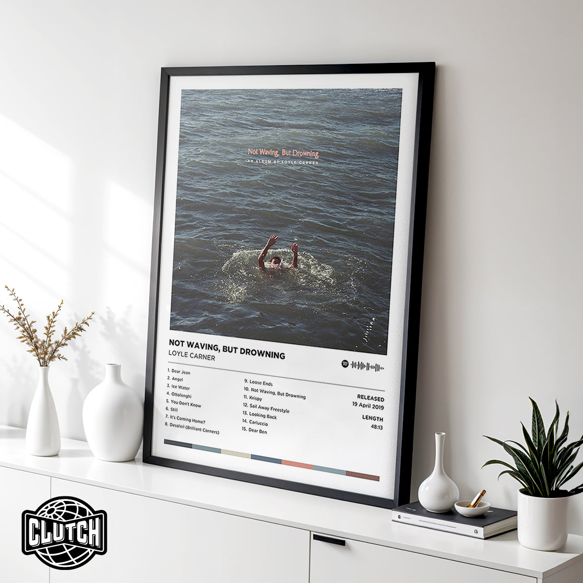 Loyle Carner 'Not Waving, But Drowning' Album Poster