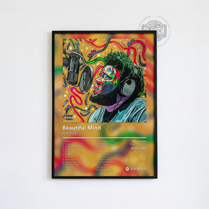 Rod Wave 'Beautiful Mind' Album Poster