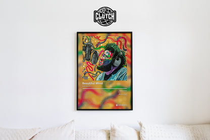 Rod Wave 'Beautiful Mind' Album Poster