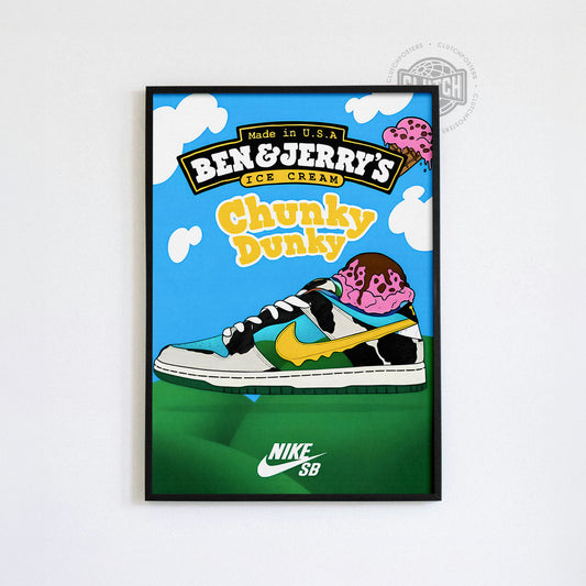Chunky Dunky Sneaker Poster