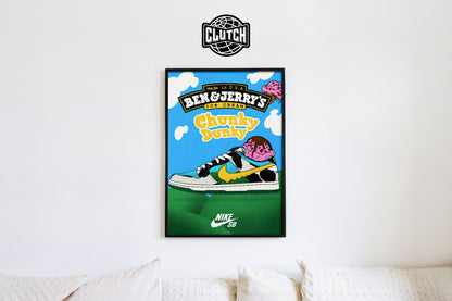Chunky Dunky Sneaker Poster