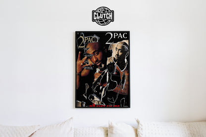 2PAC 'Me Against The World' Poster