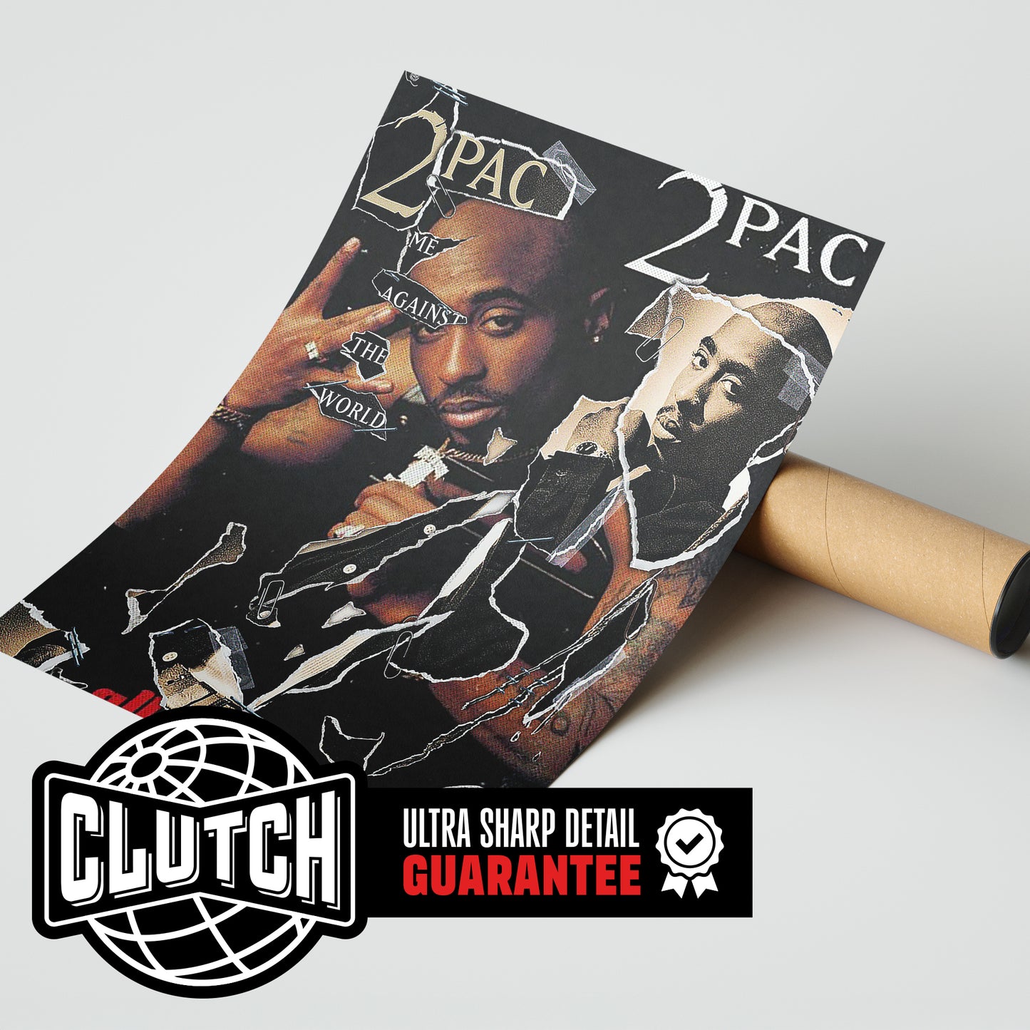 2PAC 'Me Against The World' Poster