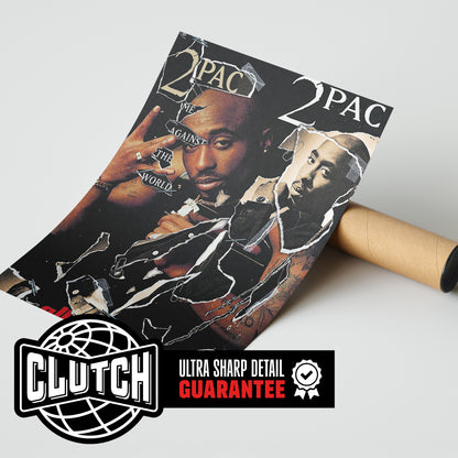 2PAC 'Me Against The World' Poster