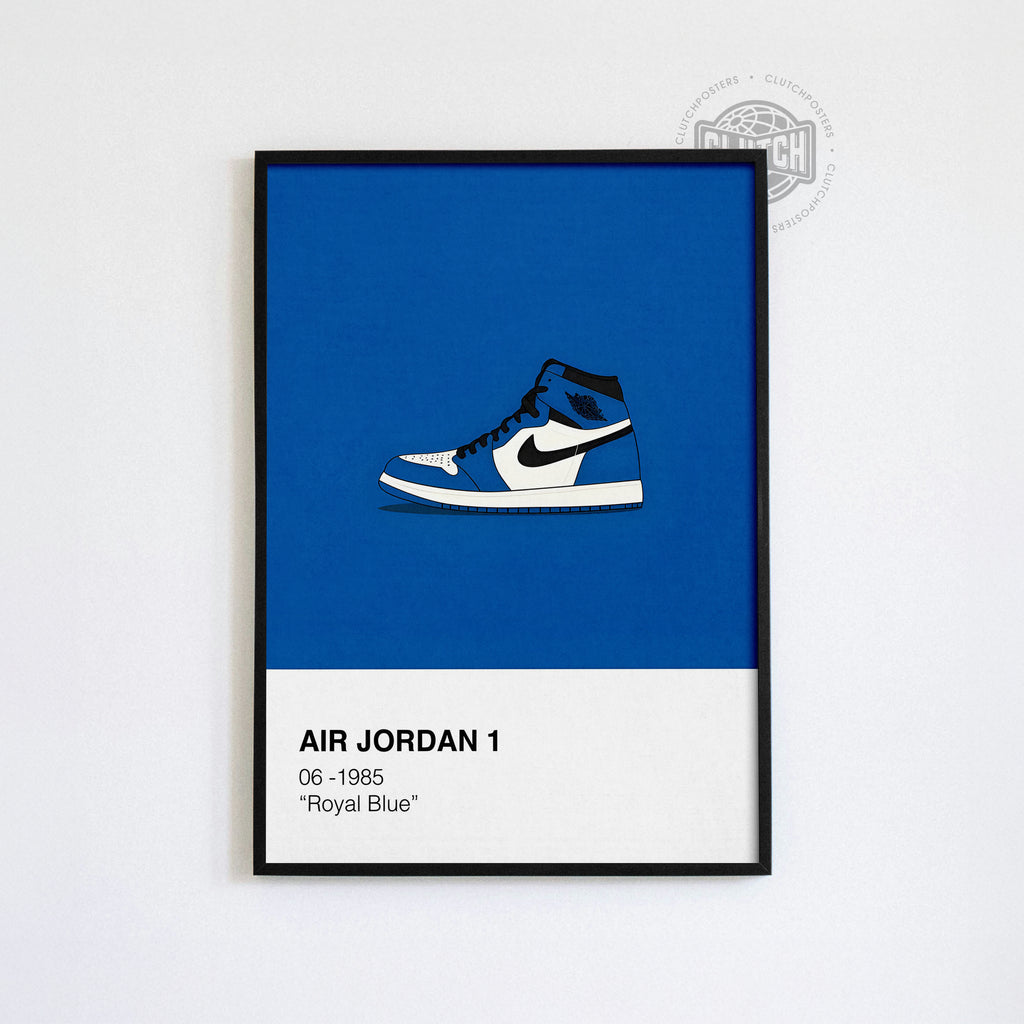 Jordan 1 Blue Poster