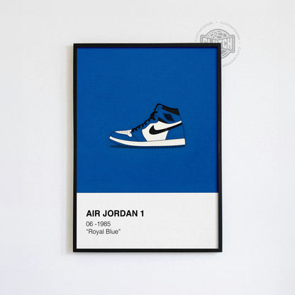 Jordan 1 Blue Poster