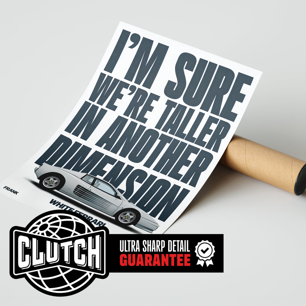 Frank Ocean 'White Ferrari' Poster