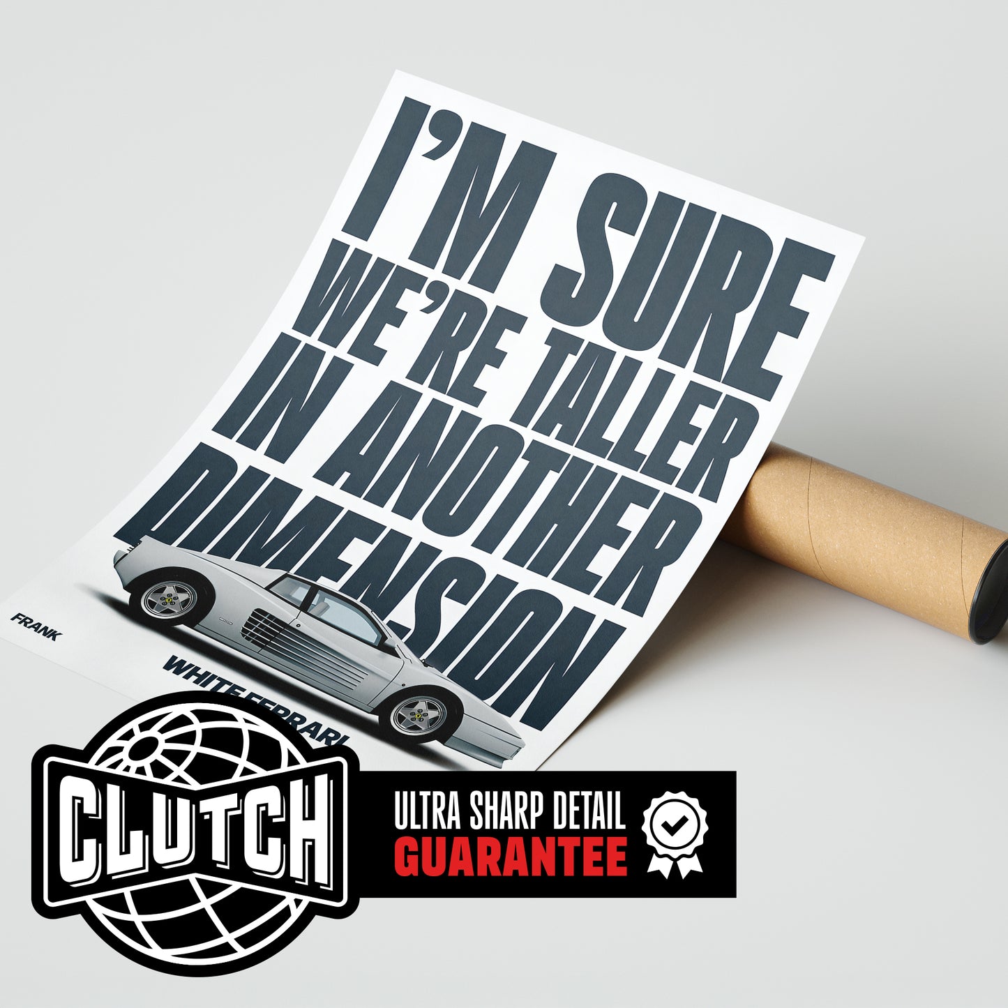 Frank Ocean 'White Ferrari' Poster