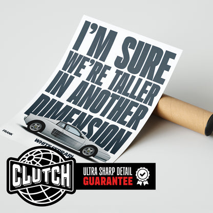 Frank Ocean 'White Ferrari' Poster