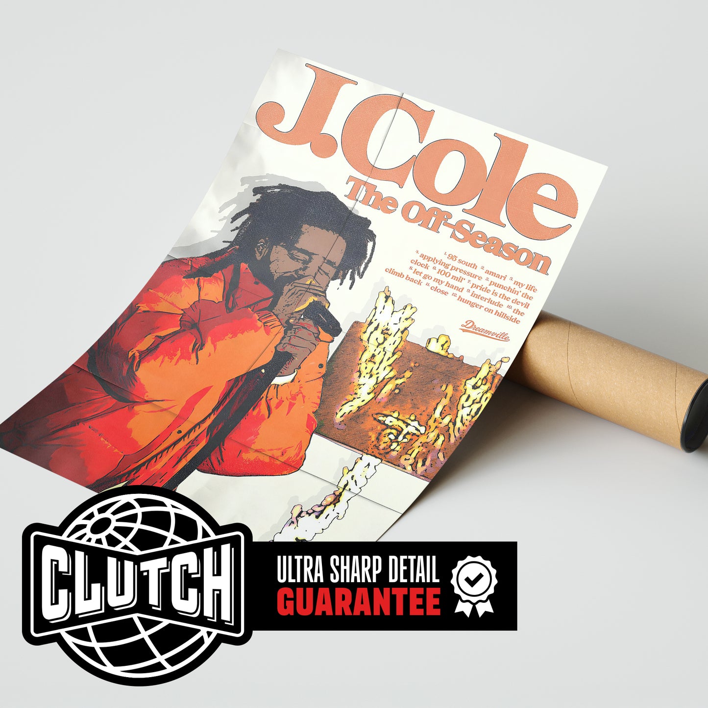 J Cole "The Off Season" Retro Poster