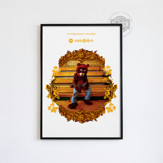 Kanye West 'The College Dropout' Spotify Poster