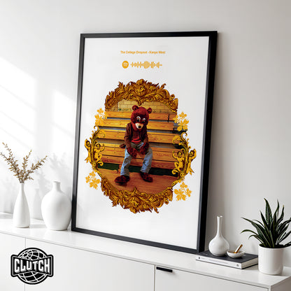 Kanye West 'The College Dropout' Spotify Poster