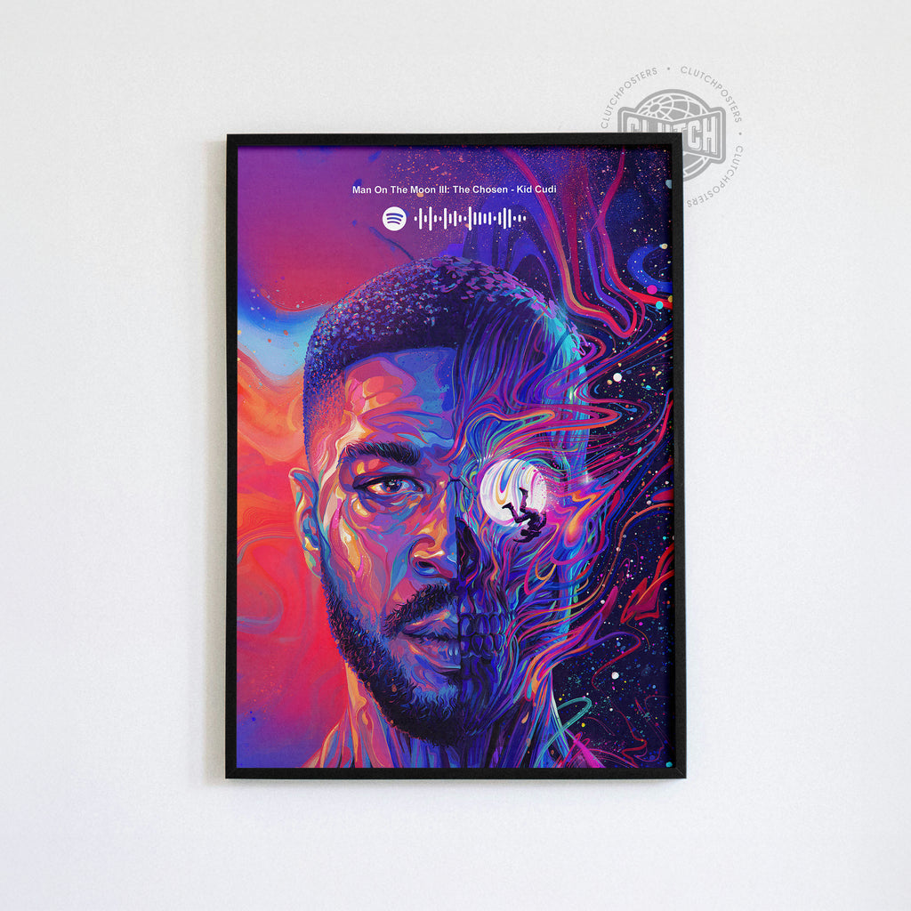 Kid Cudi 'Man On The Moon III' Spotify Poster